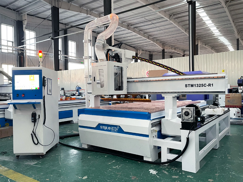 STM1325C-R1 4x8 帶第四旋轉(zhuǎn)軸的數(shù)控雕刻機 STM1325C-R1 4x8 帶第四旋轉(zhuǎn)軸的數(shù)控雕刻機